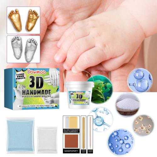 3D Hand- und Fußabdruck-Set