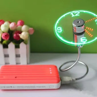 corlado | USB LED Fan Uhr