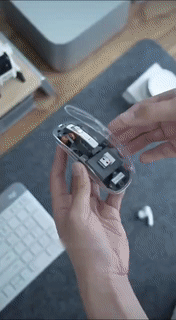 corlado | Transparente kabellose Bluetooth-Maus