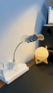 corlado | USB LED Fan Uhr