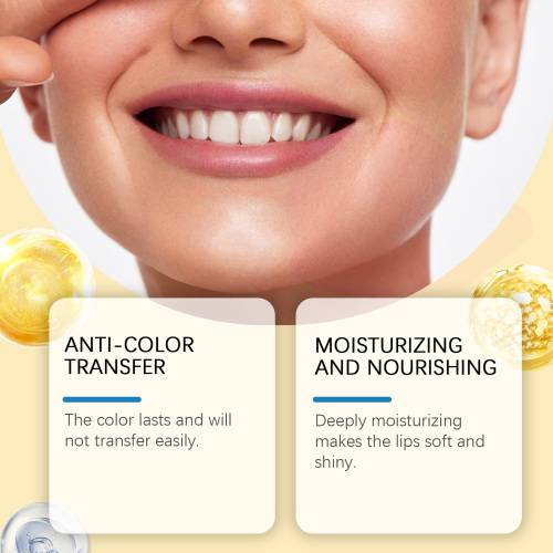 Farbwechselnder Lippenbalsam mit Goldfolie
