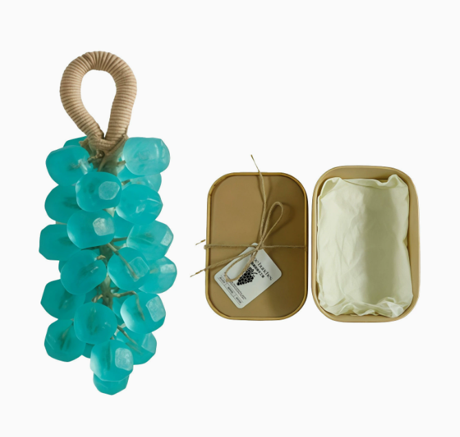 Seifen-Bastelset Edelstein-Trauben, transparente Handmade-Seife