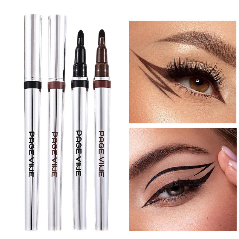 Schnelltrocknender flüssiger Eyeliner, langanhaltend, Schwarz oder Braun