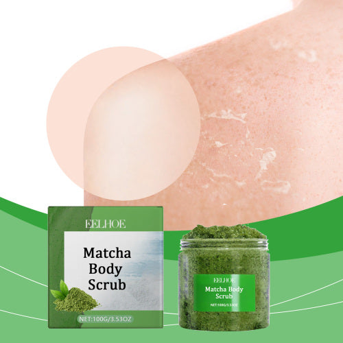 Matcha Meersalz Körperpeeling mit Pfefferminze