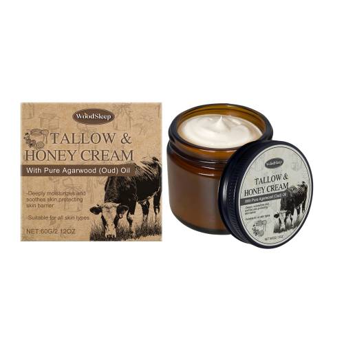 Rindertalg Honig Körpercreme mit Oud