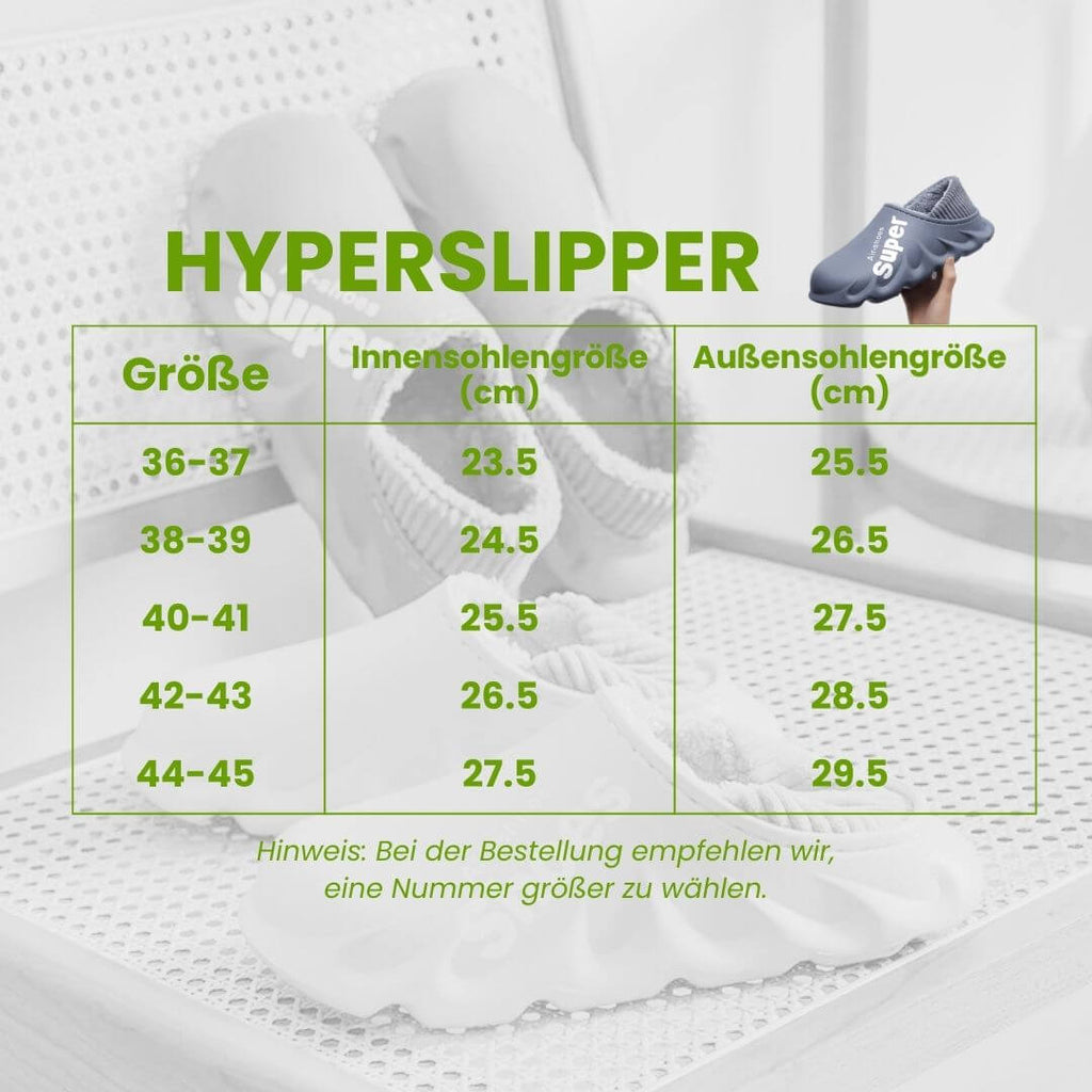| Hyperslipper - orthopädischer schmerzlindernder Slipper für mehr Komfort