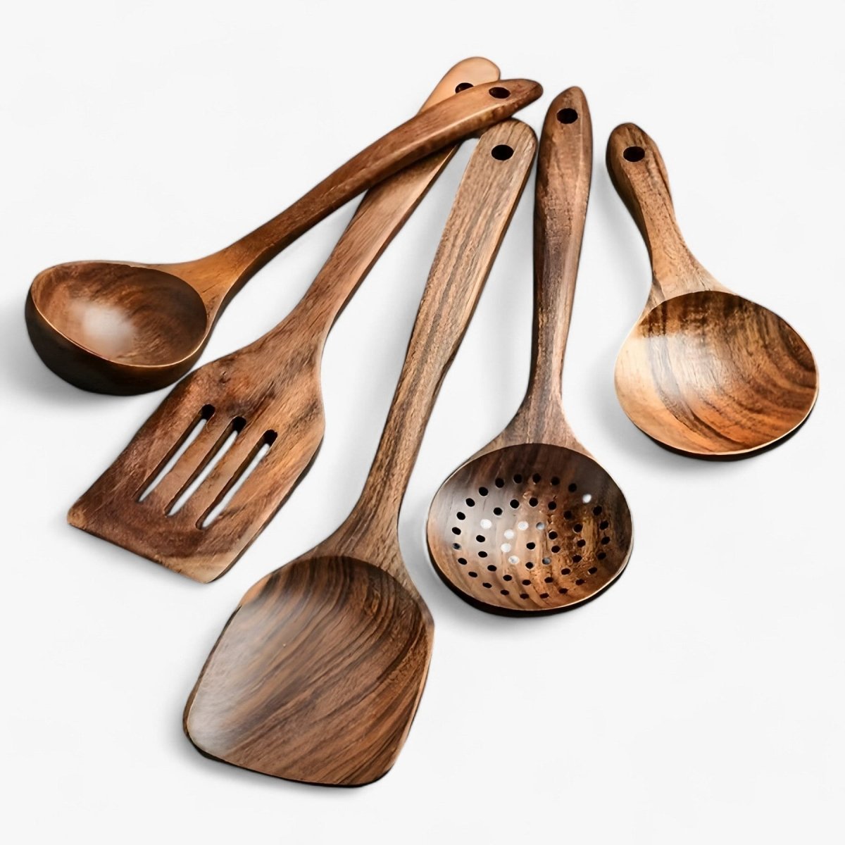 corlado | 11-teiliges hitzebeständiges Holz-Küchen-Set - WoodChef