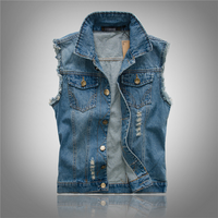 Stylische Denim Weste für Herren