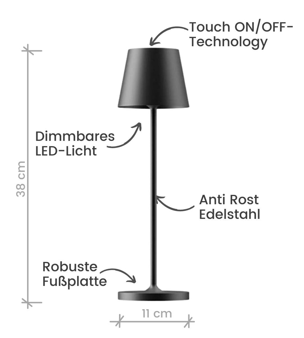 corlado - kabellose Lampe Set Angebot
