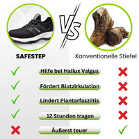 OrthoSafe - ergonomischer und schmerzlindernder Sicherheitsschuh - Zertifiziert nach EN ISO 20345