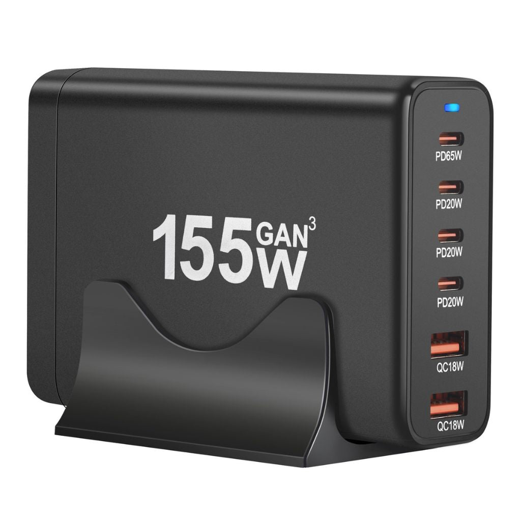 corlado | 155W GaN 6-Port USB-C Ladegerät