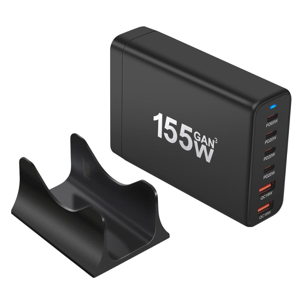 corlado | 155W GaN 6-Port USB-C Ladegerät