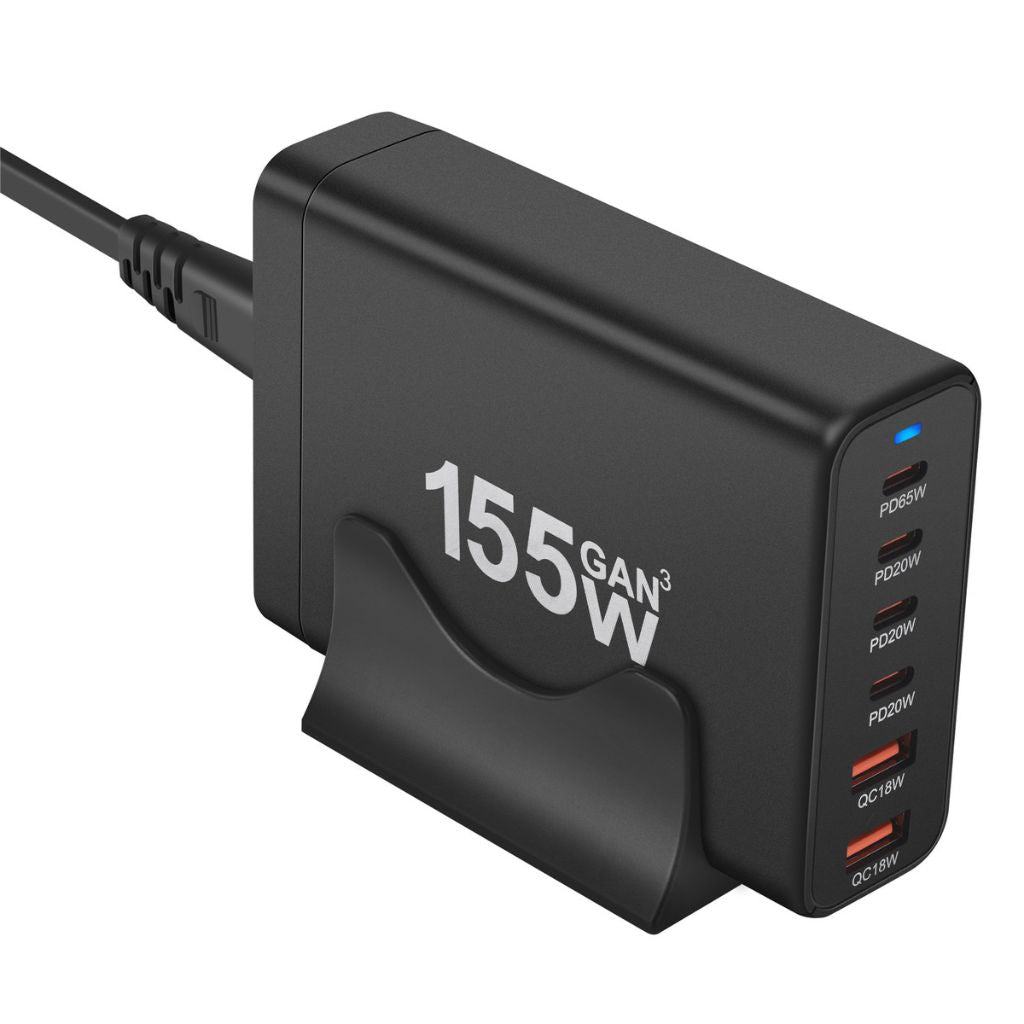 corlado | 155W GaN 6-Port USB-C Ladegerät