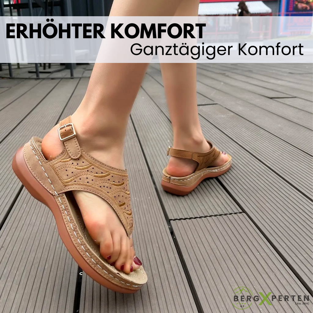 OrthoKomfort - ergonomische schmerzlindernde Komfort-Sandalen für Damen