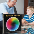 corlado | Gradient Farbige Regenbogen Runde Puzzles