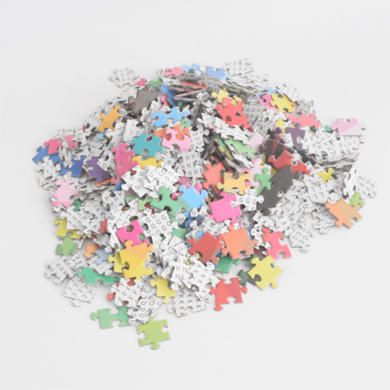 corlado | Gradient Farbige Regenbogen Runde Puzzles