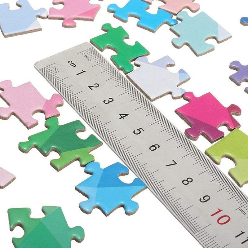 corlado | Gradient Farbige Regenbogen Runde Puzzles