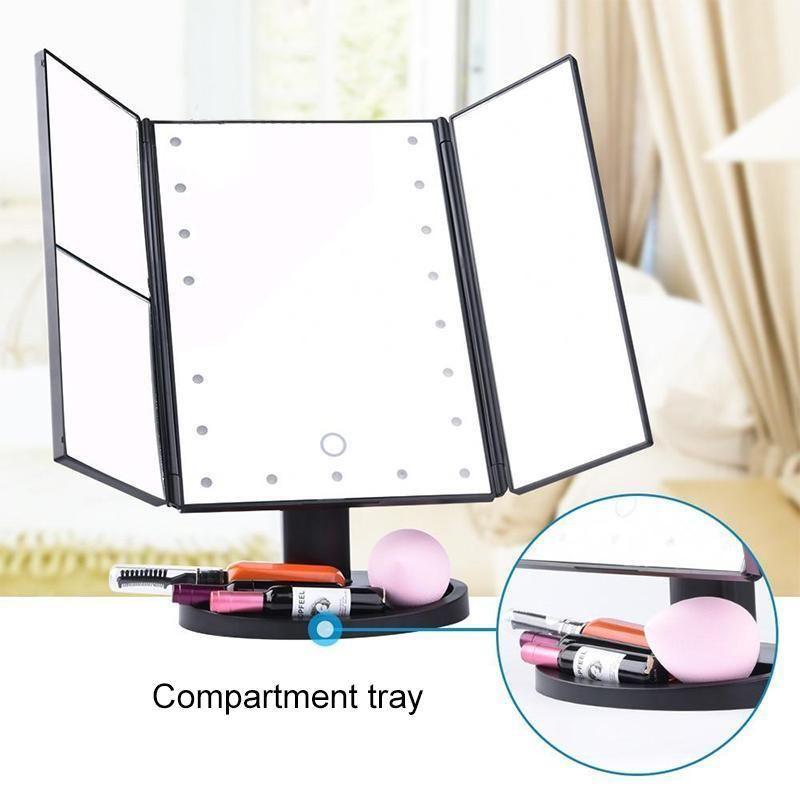 corlado | Beleuchteter Schminkspiegel, 24LED