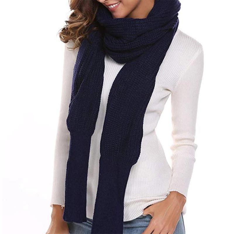 corlado | Herbst- und Wintermode gehäkelter Strickschal mit Ärmeln
