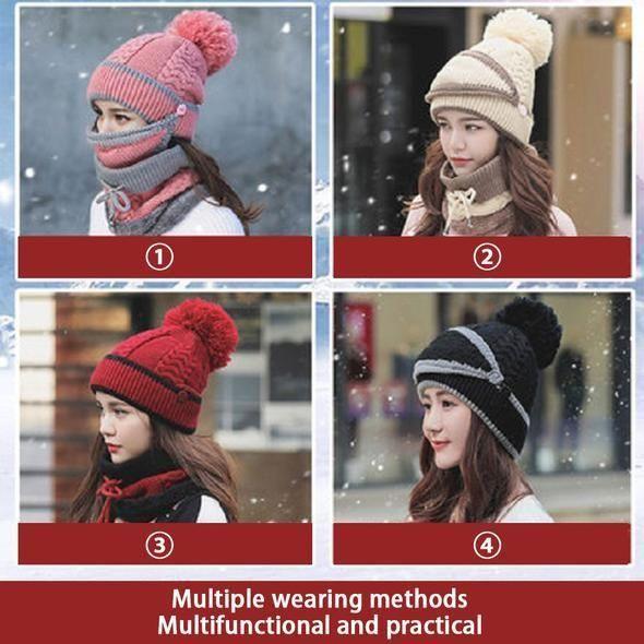 corlado | 3PCS Damen Winter Schal Set