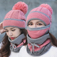 corlado | 3PCS Damen Winter Schal Set