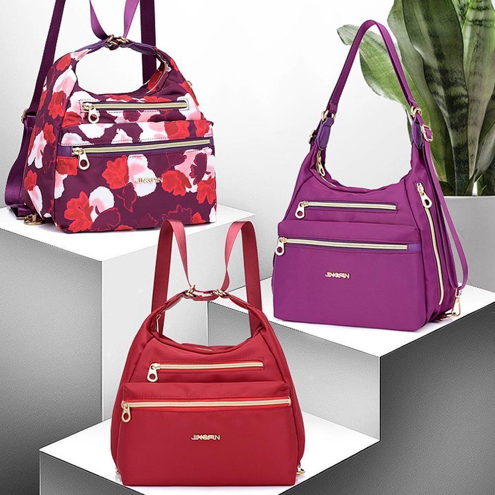 corlado | Tasche mit doppeltem Reißverschluss, Handtasche und Schultertasche