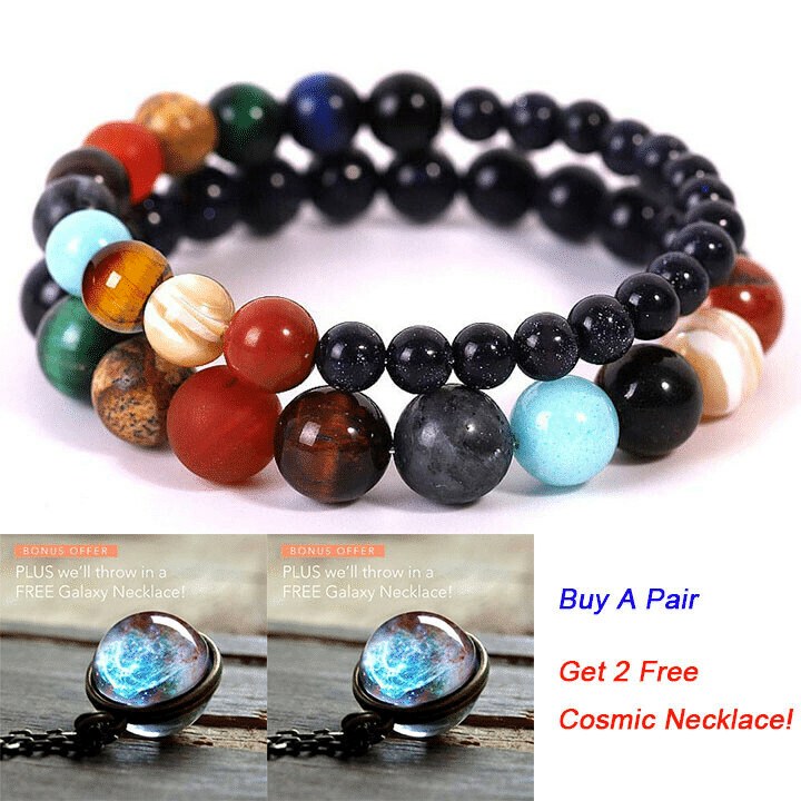 corlado | Naturstein Solar-System-Armband