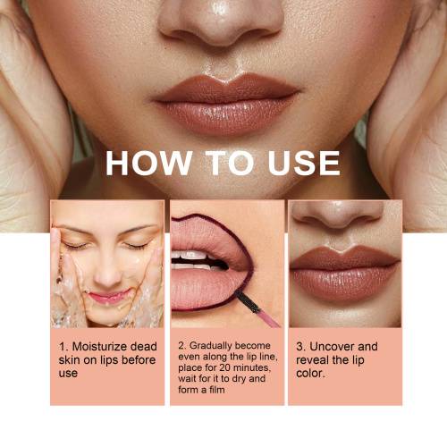 Peel-Off Lipliner, Hellbraun