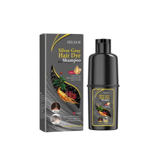 Silbergraues Kräuter-Farbshampoo