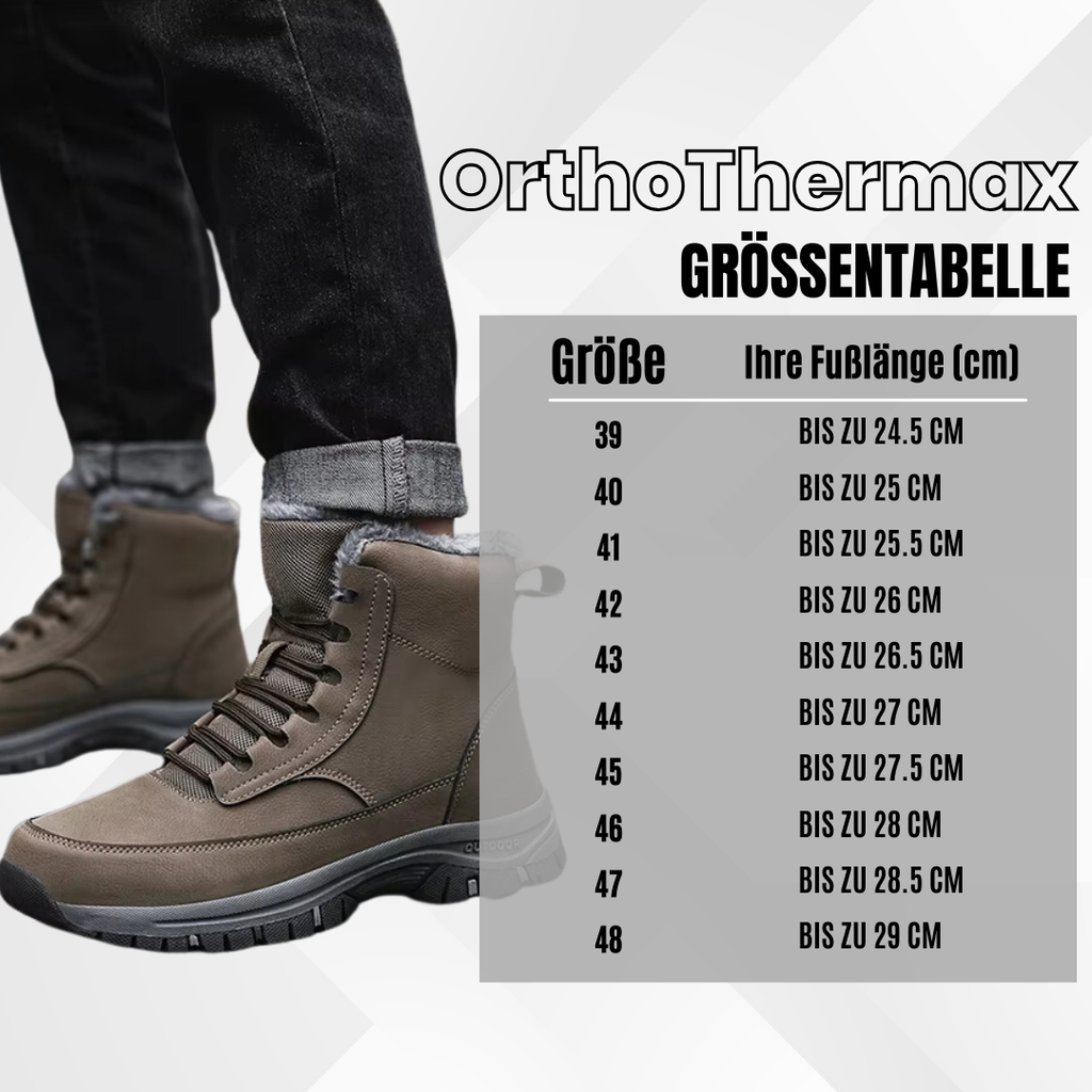 OrthoThermax - schmerzlindernder wasserdichte, isolierte Stiefel für Herbst und Winter