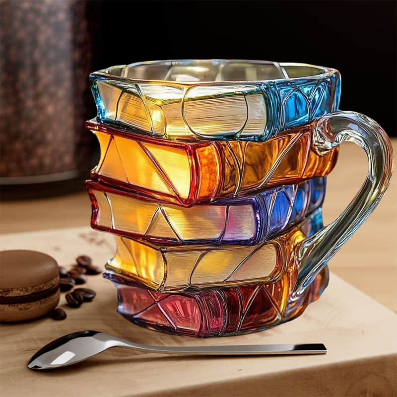 Handgemachte 3D Leseglück-Tasse - Original