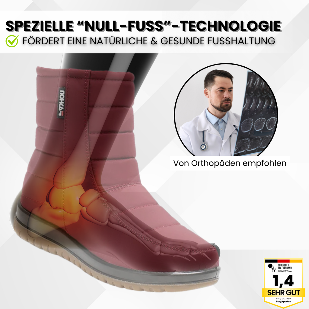 OrthoTerm - schmerzlindernde, wasserdichte, isolierte Stiefel für Herbst und Winter