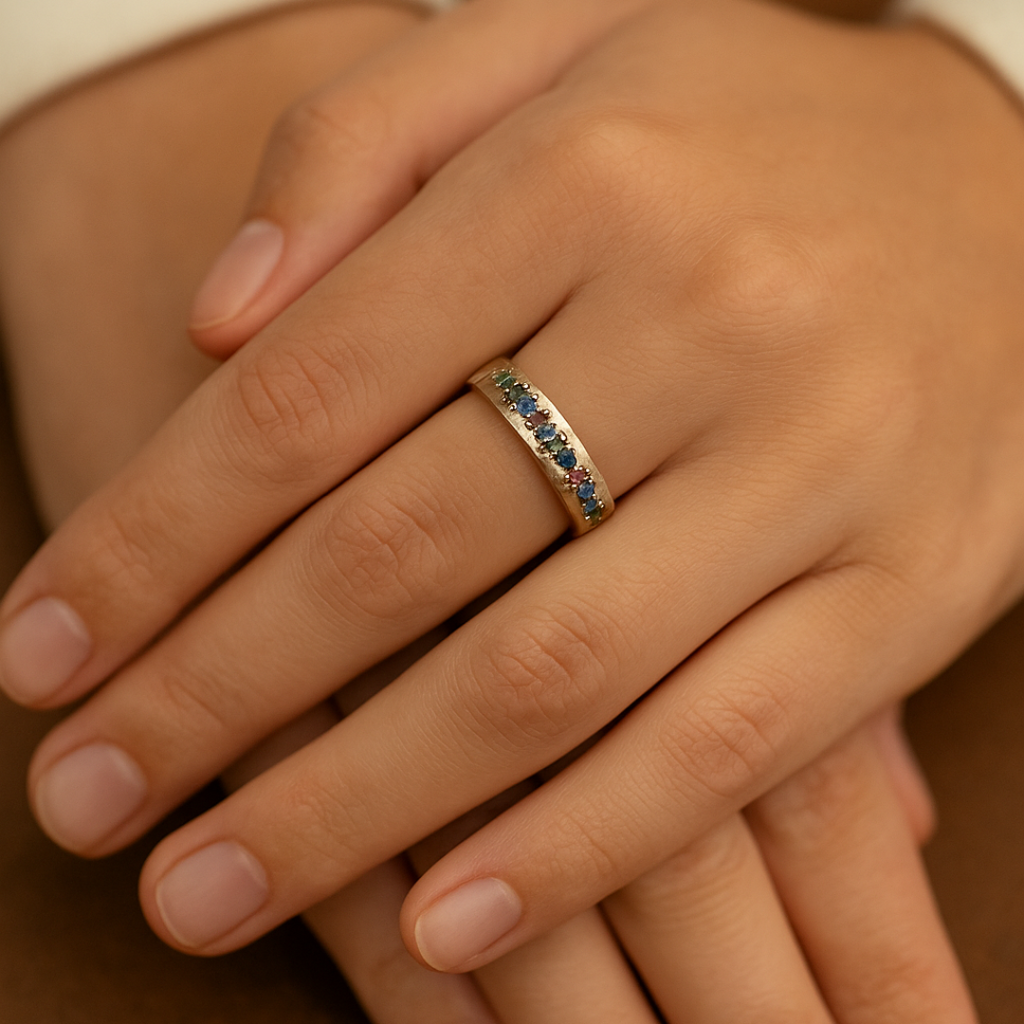 Vintage-Farbzauber Ring