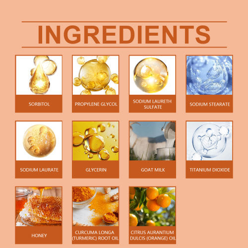 Kurkuma & Orangenöl Körperseife