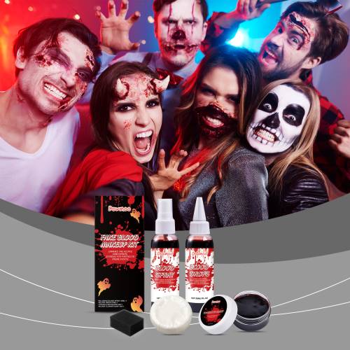 Halloween Kunstblut Make-up-Set