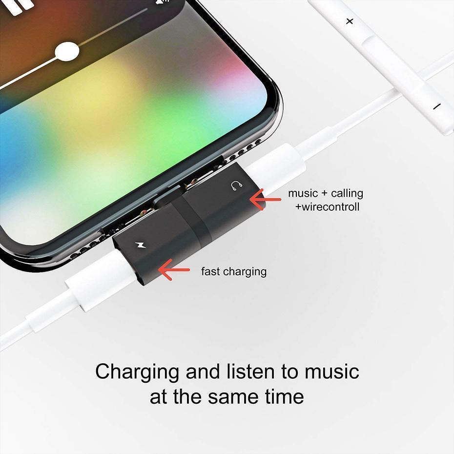corlado | 4 in 1 Earphone Lightning Adapter für iPhone ( 2PCS )