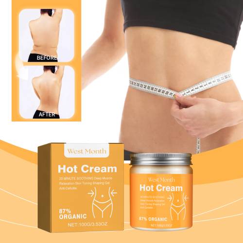 Straffende Körper-Massagecreme mit Ingwer für Beine, Arme und Taille