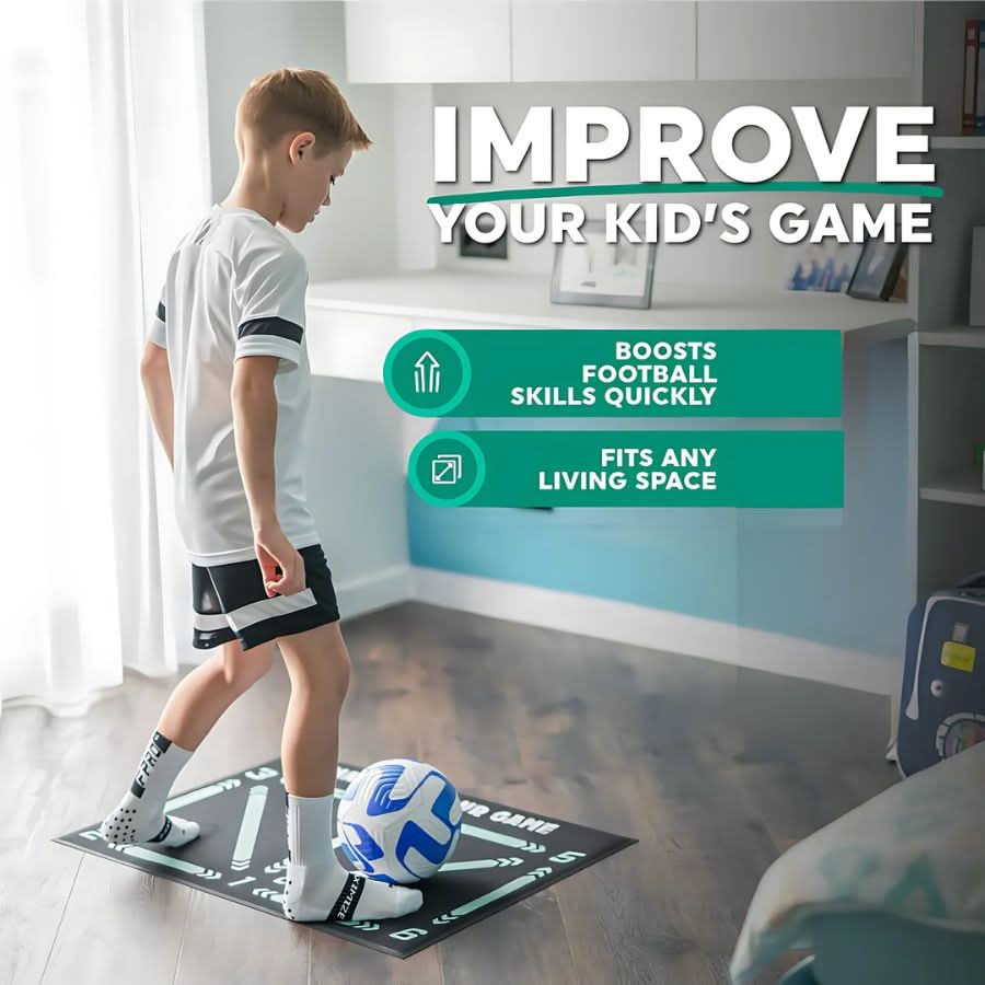 corlado | Rutschmatte Fußballtrainingsmatte - perfekt für effektives Training zu Hause
