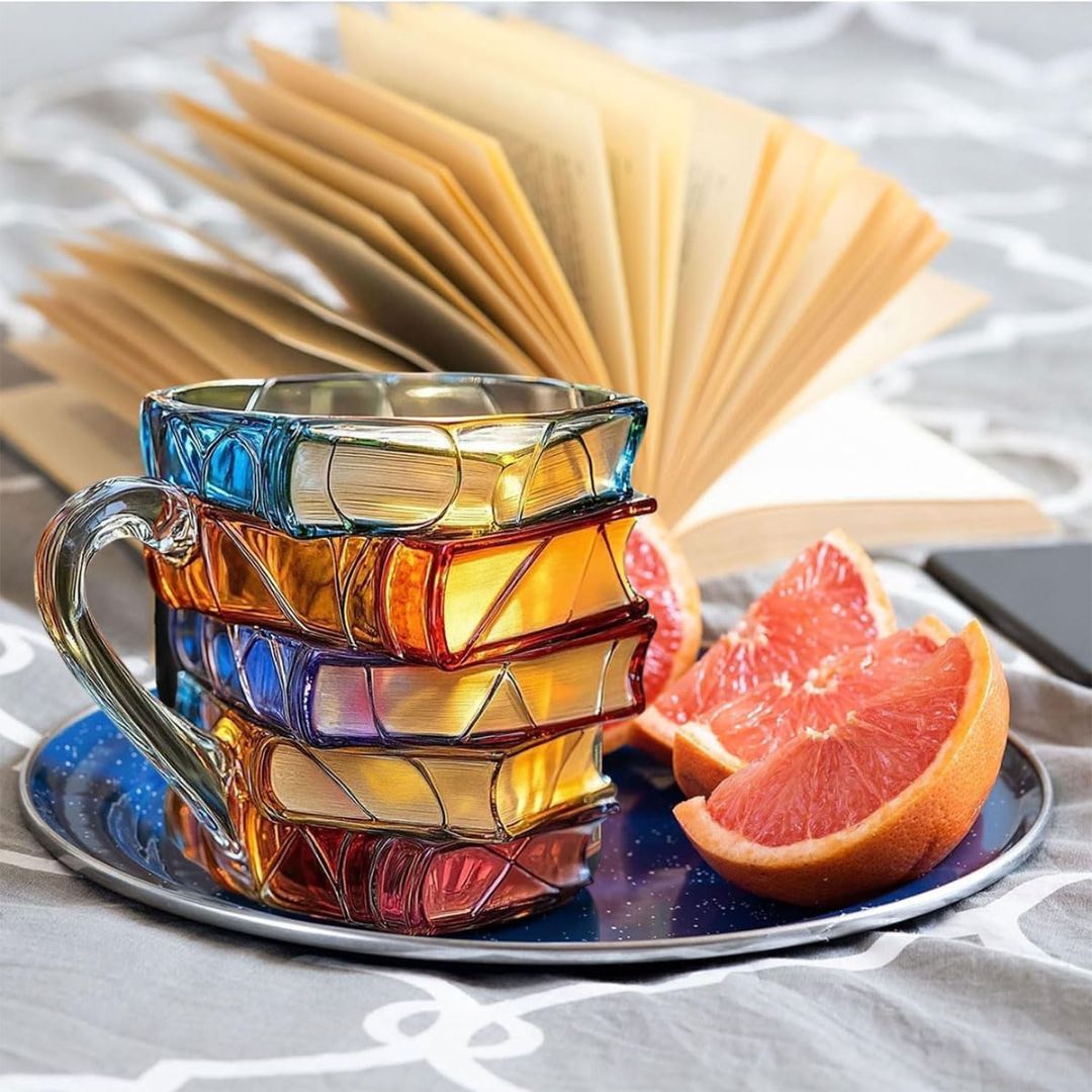 Handgemachte 3D Leseglück-Tasse - Original