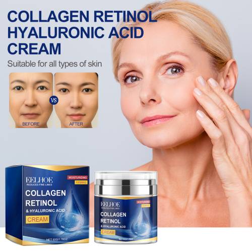 Kollagen, Retinol & Hyaluronsäure Gesichtscreme