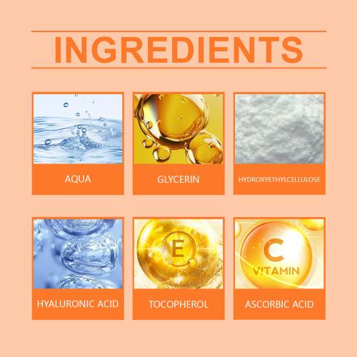 Vitamin C Gesichtsserum mit Hyaluronsäure und Vitamin E