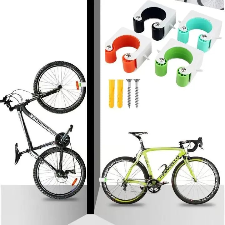 corlado | 3 Stücke Wand-Fahrradhalter – Platzsparende Aufbewahrung für alle Bikes