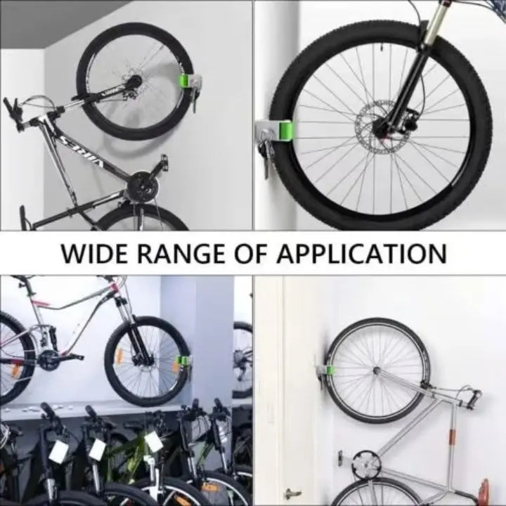 corlado | 3 Stücke Wand-Fahrradhalter – Platzsparende Aufbewahrung für alle Bikes