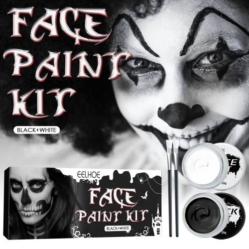 Halloween Gesichts- und Körperfarben-Kit