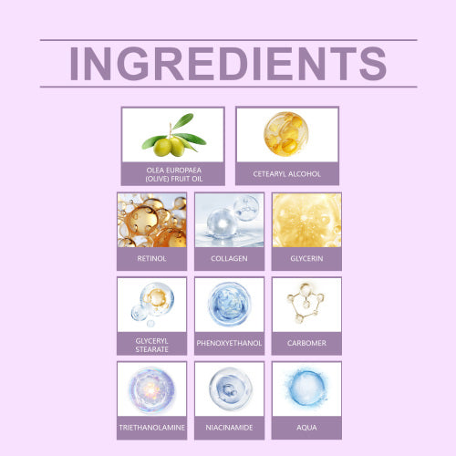 Retinol Augencreme mit Kollagen und Niacinamid