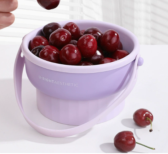 2-in-1 Silikon-Pinselreinigungsschale, Waschen und Trocknen