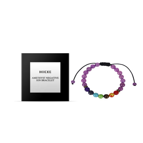 Amethyst & rosa Kristall Armband