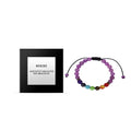 Amethyst & rosa Kristall Armband