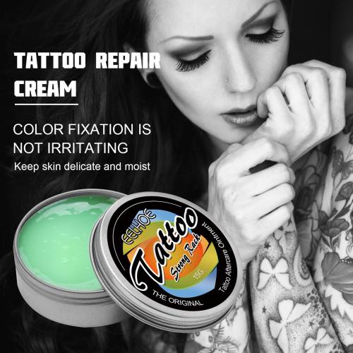 Tattoo-Pflegecreme mit Jojobaöl und Vitamin E