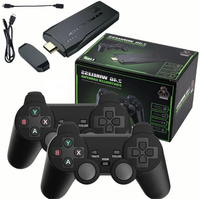 corlado | HDMI 4K TV Spielstick Konsole | 64GB mit über 20.000 Retro-Spielen & 2 kabellosen Gamepads